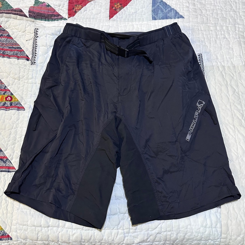 Endura Hummvee Lite Shorts Black Mountain Bike Cycling MTB Large